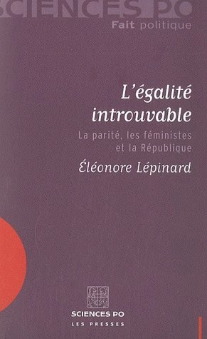 Cover of L'égalité introuvable