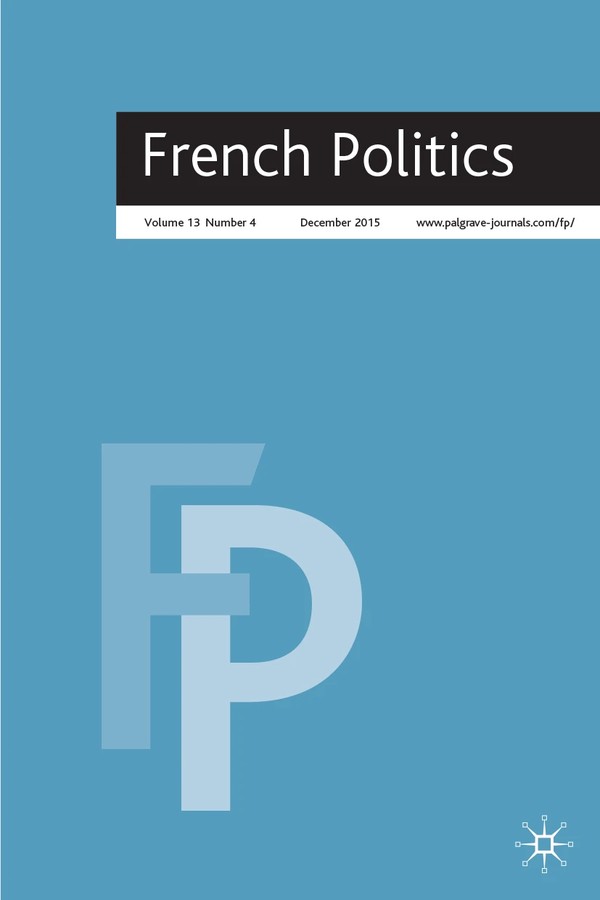 Cover of the journal French Politics
